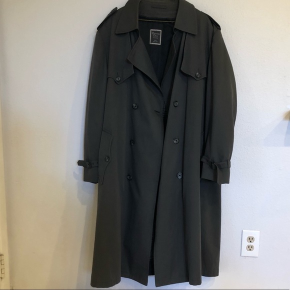 Grey Christian Dior Trench Coat